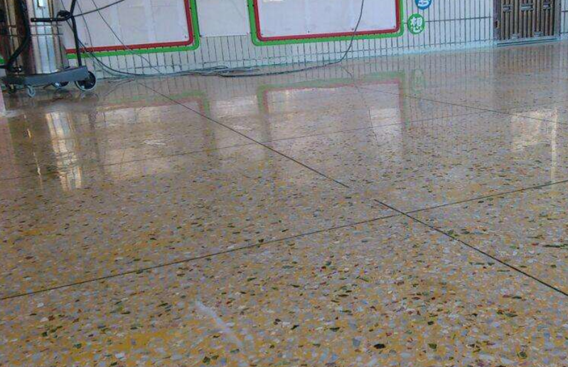 水磨石地面翻新固化服務